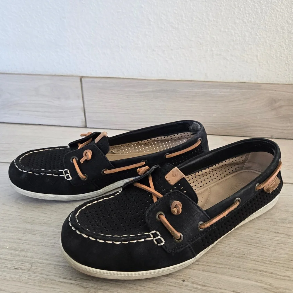 Sperry Top-Sider Leather Boat Shoes | Classic Casual Comfort| Size 8.5 - Picture 2 of 13